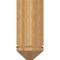 Ekena Millwork Legacy Arts and Crafts Rough Sawn Bracket w/ Offset Brace, Western Red Cedar, 8"W x 18"D x 18"H BKT0806X18X18LEC03RWR - alternate 3